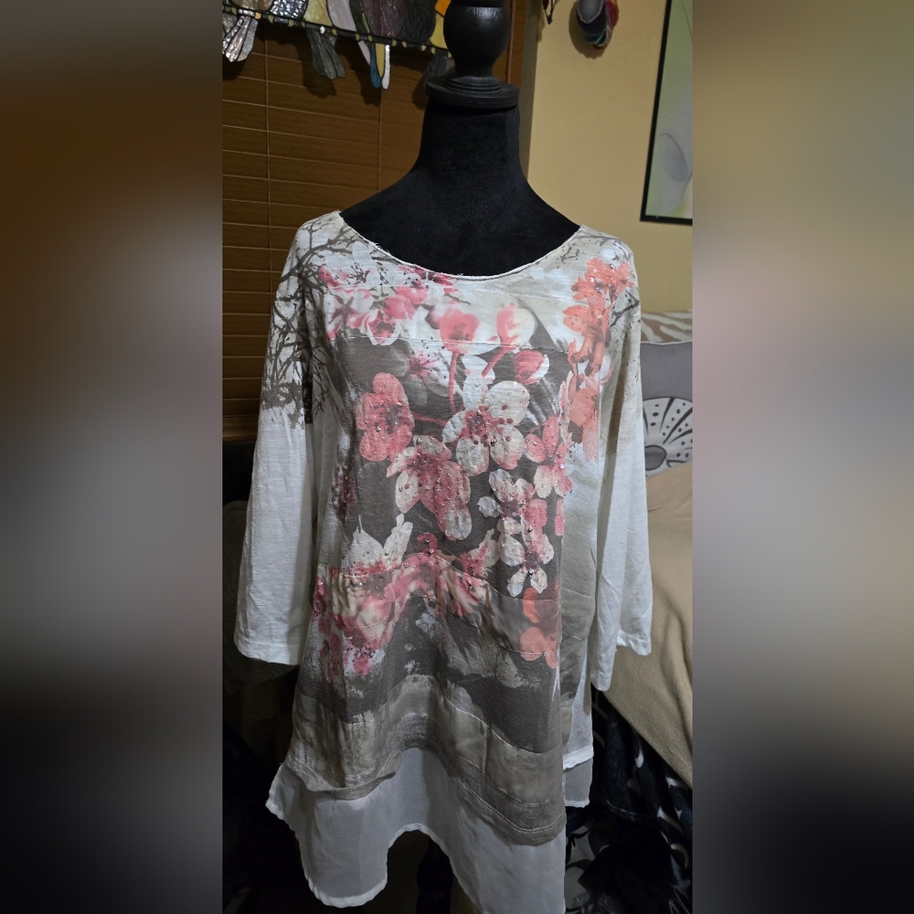 Style & Co. Floral Print Women's Top (D)